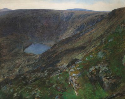 Lago di montagna nei Monti dei Giganti da Otakar Lebeda